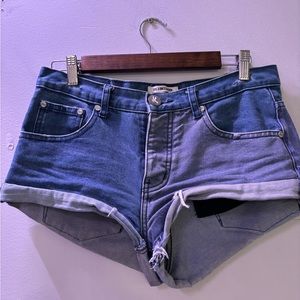 Multi shades of blue denim bandits